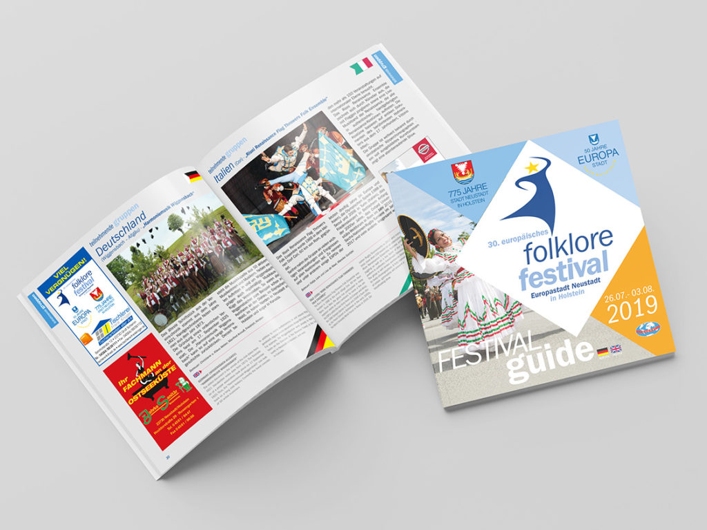 Broschüre zum 30. europäischen folklore festival
